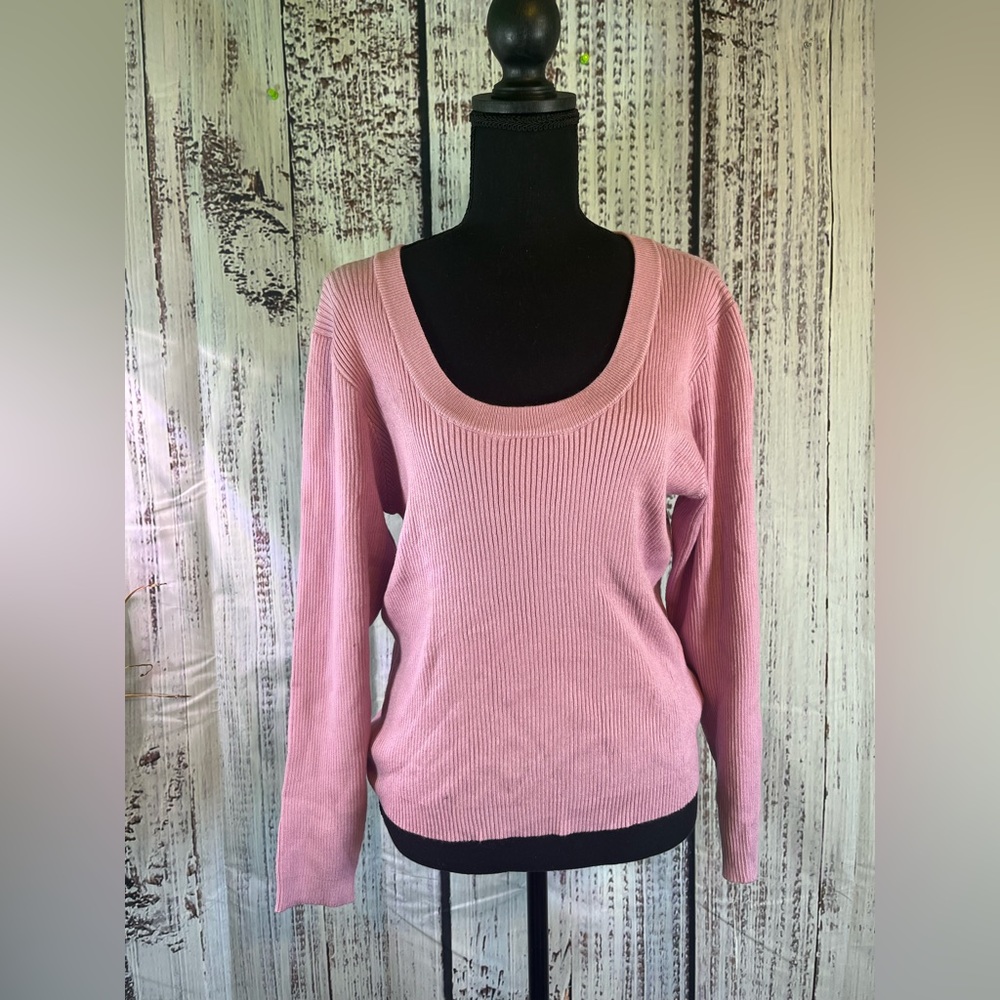 NWT, Ophelia Roe, Women’s Blouse, Size 1x, Pink Or Blue Available, Ribbed Design